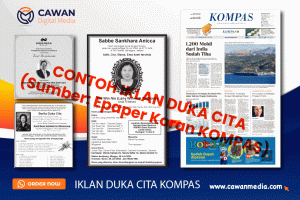 Read more about the article Harga Iklan Duka Cita di Koran Kompas Terbaru 2026: Tarif Korporasi & Personal Hitam Putih dan Berwarna