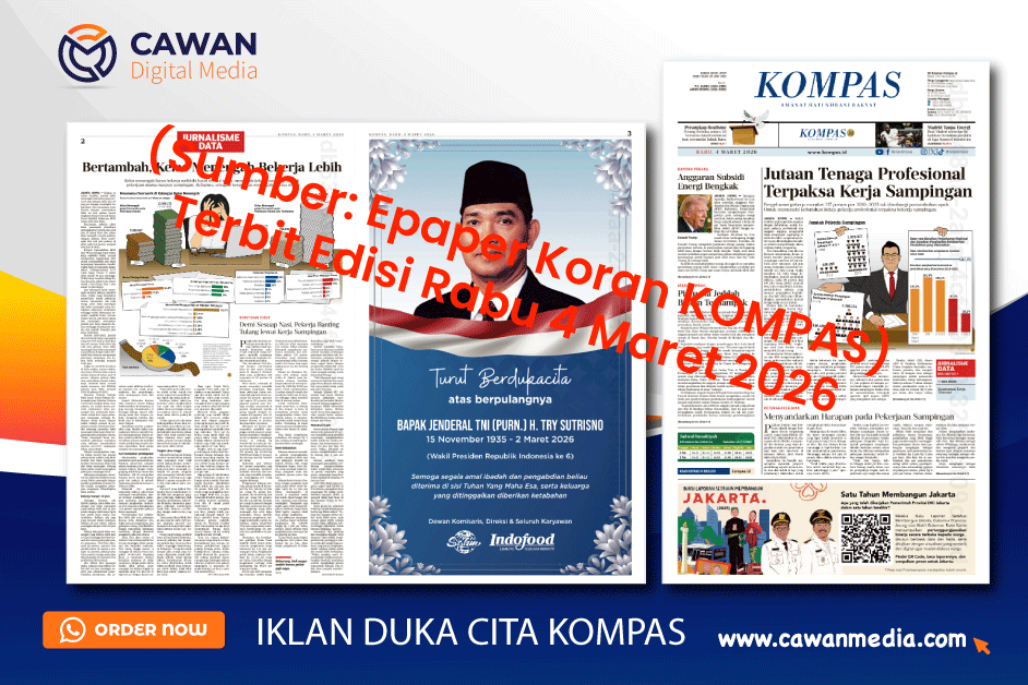 You are currently viewing Cara Pasang Iklan Duka Cita di Koran Kompas dan Media Cetak Lainnya (Panduan Lengkap)