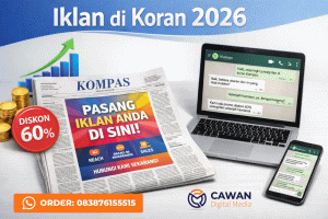 Read more about the article Iklan di Koran 2026: Efektif? Tarif & Pasang Online Hemat 60%