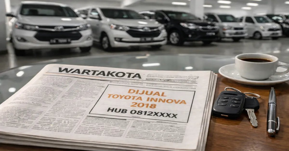 Read more about the article Wajib Coba! Pasang Iklan Baris Jual Mobil di Wartakota, 3 Baris Minimal