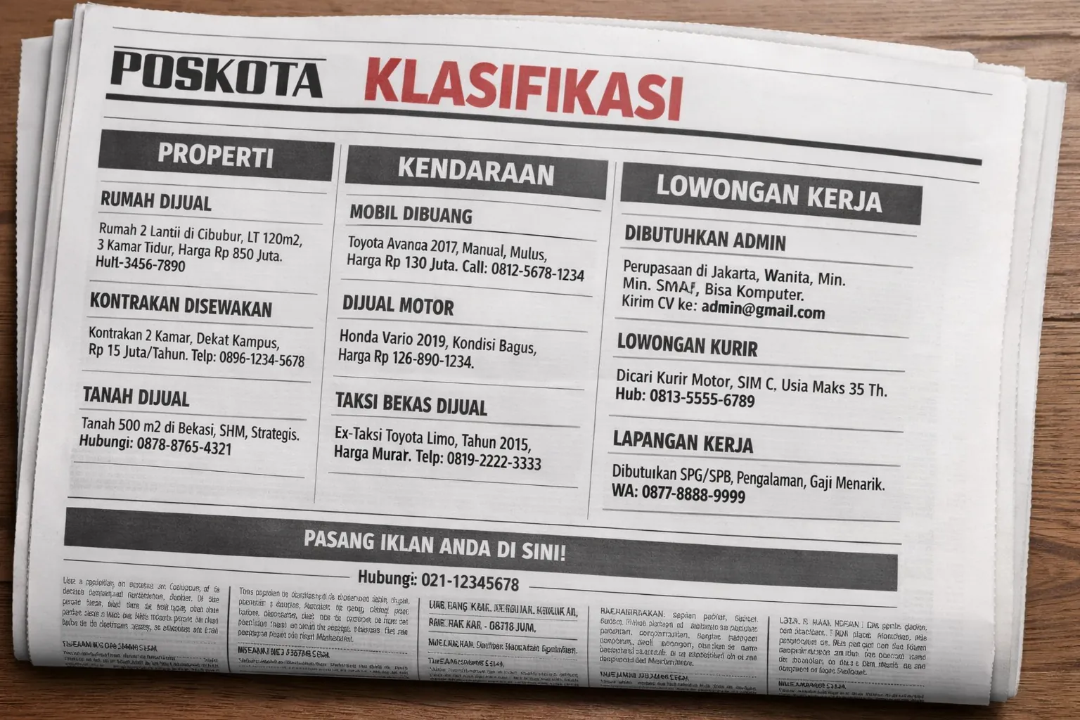 Read more about the article Iklan Baris Poskota: Cara Jitu Biar Properti & Kendaraan Cepat Terjual