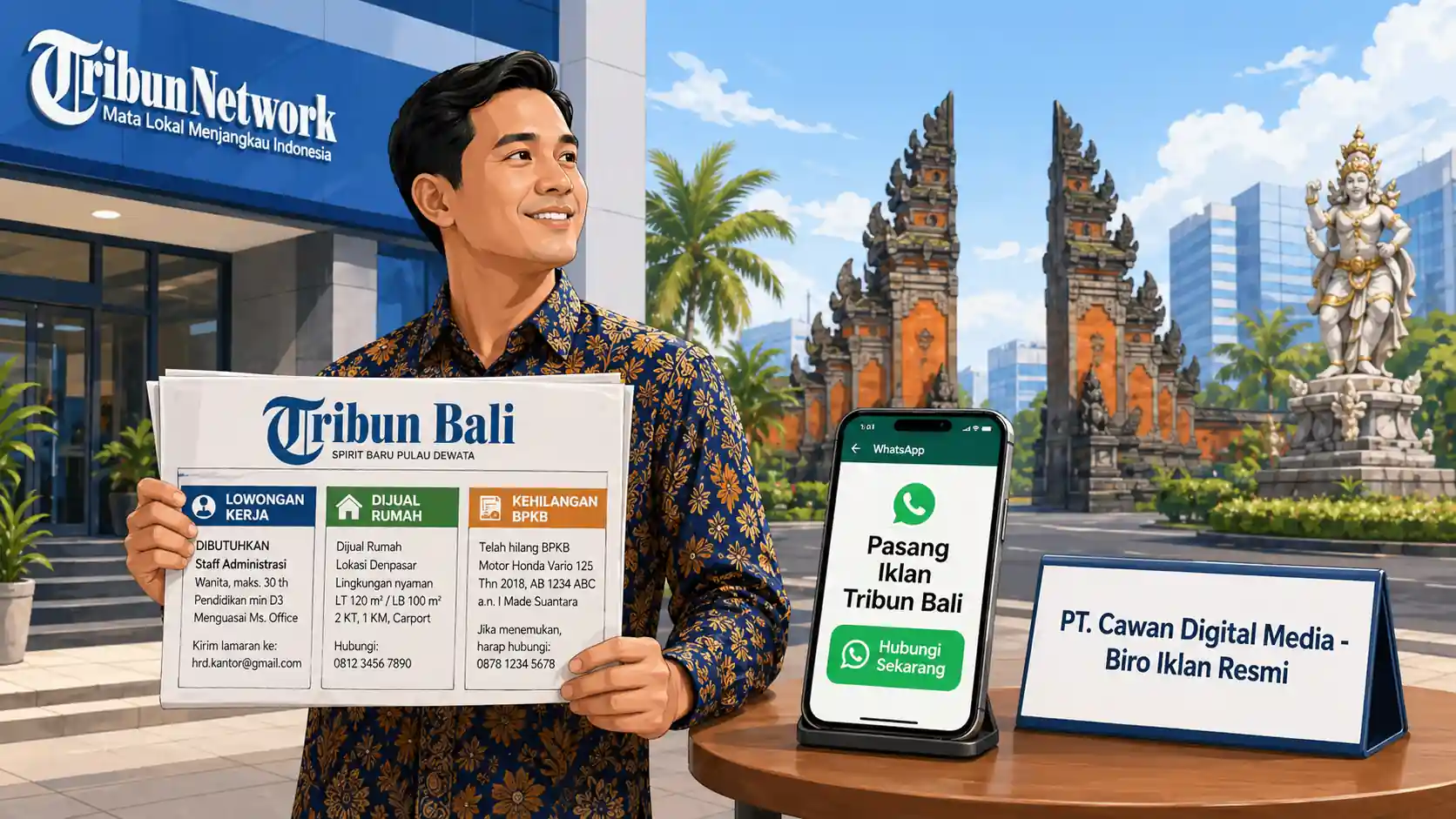 You are currently viewing Pasang Iklan Koran Tribun Bali – Biro Resmi & Harga Terbaru